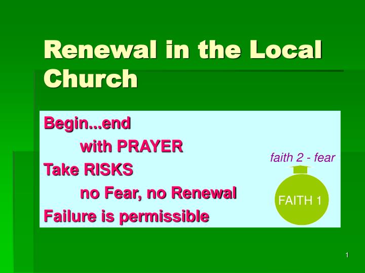 renewal in the local church