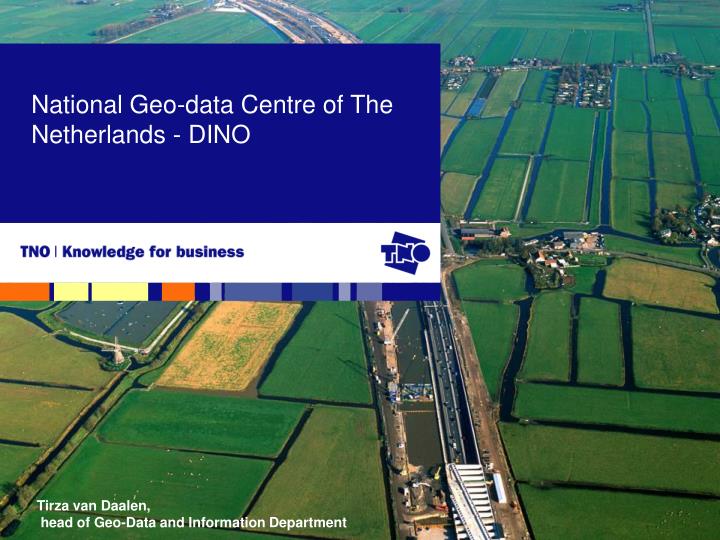 national geo data centre of the netherlands dino