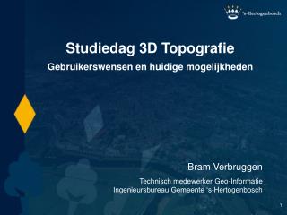 studiedag 3d topografie