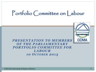 Portfolio Committee on Labour