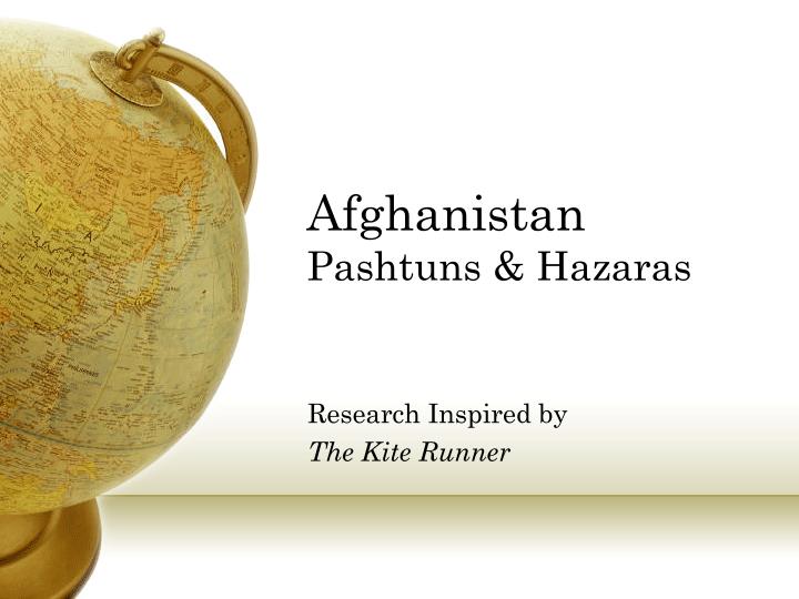afghanistan pashtuns hazaras