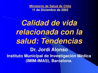 ministerio de salud de chile 11 de diciembre de 2002