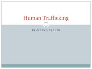 Human Trafficking