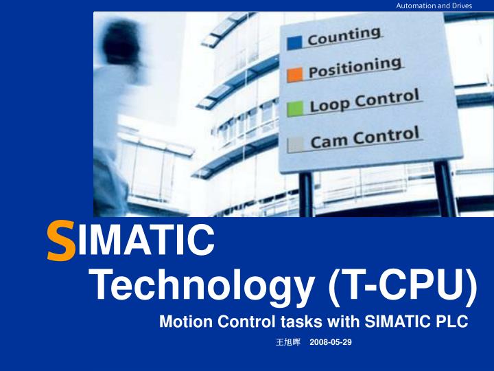 motion control tasks with simatic plc 2008 05 29