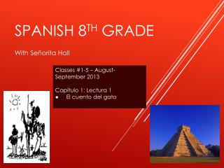 SPANISH 8 th grade