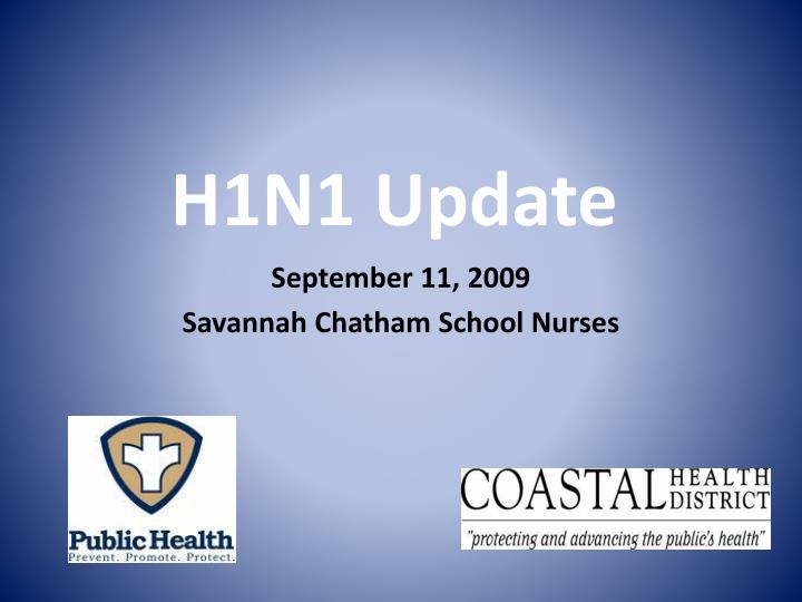 h1n1 update