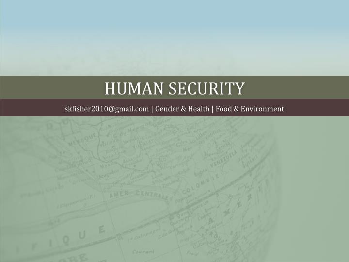 human security