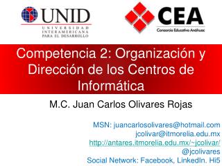 competencia 2 organizaci n y direcci n de los centros de inform tica