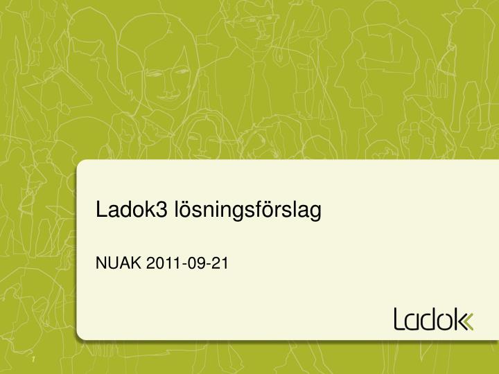 ladok3 l sningsf rslag