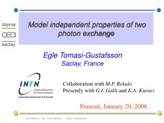 Model independent properties of two photon exchange