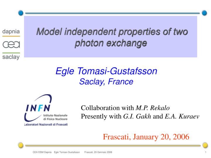 model independent properties of two photon exchange