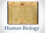 Human Biology - slide 1