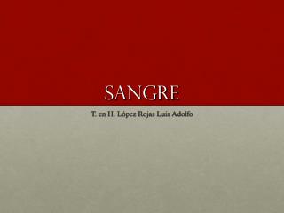 sangre