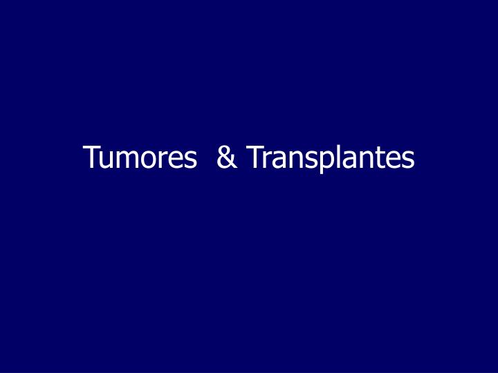 tumores transplantes