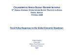 Fiscal Policy Responses to the Global Economic Slowdown - slide 1