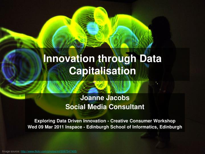 innovation through data capitalisation