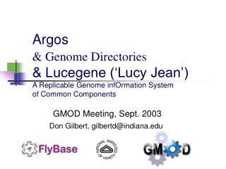 GMOD Meeting, Sept. 2003