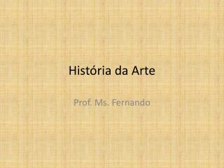 hist ria da arte