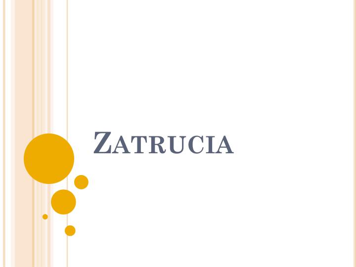 zatrucia