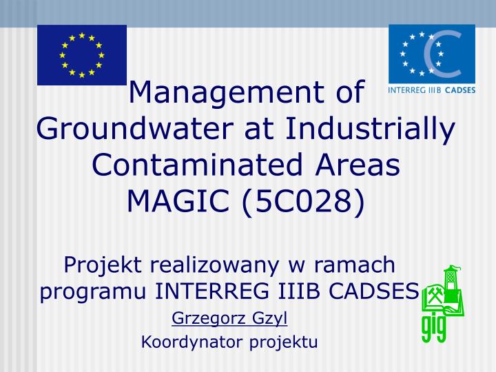 management of groundwater at industrially contaminated areas magic 5c028