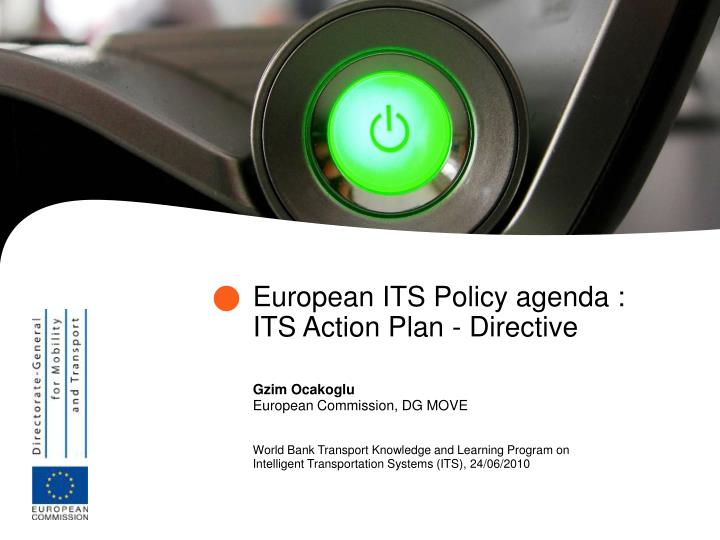 european its policy agenda its action plan directive