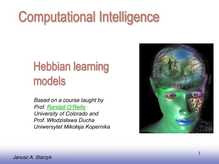 hebbian learning models