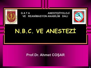 n b c ve anestez