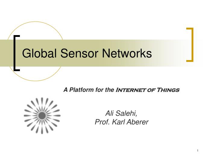 global sensor networks