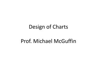 Design of Charts Prof. Michael McGuffin