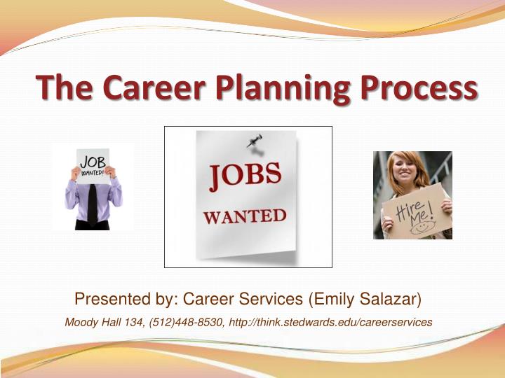 the career planning process