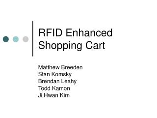 RFID Enhanced Shopping Cart