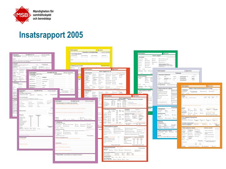 insatsrapport 2005