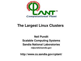 The Largest Linux Clusters