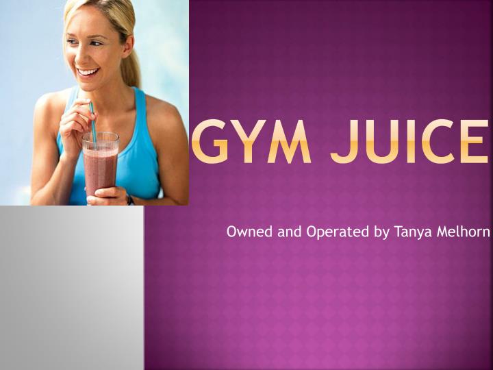 gym juice