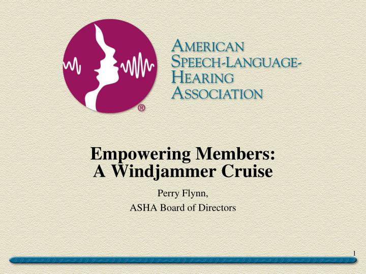 empowering members a windjammer cruise