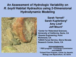 An Assessment of Hydrologic Variability on