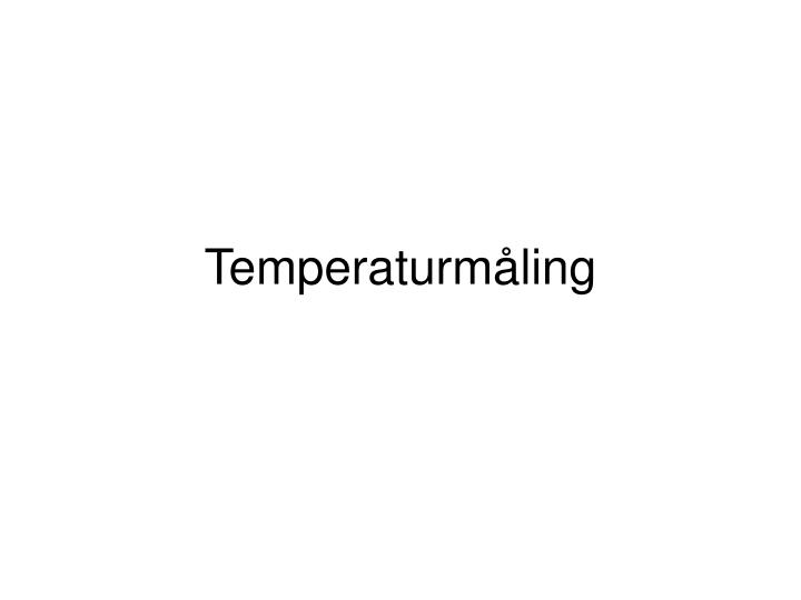 temperaturm ling