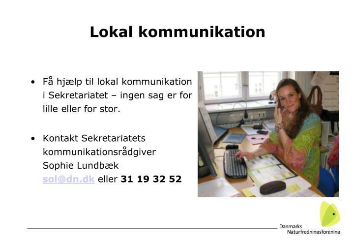 lokal kommunikation