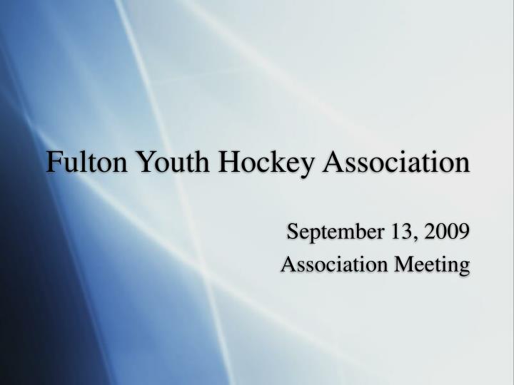 fulton youth hockey association