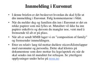 innmelding i euromut