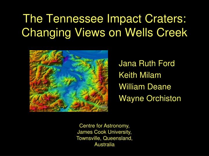 the tennessee impact craters changing views on wells creek