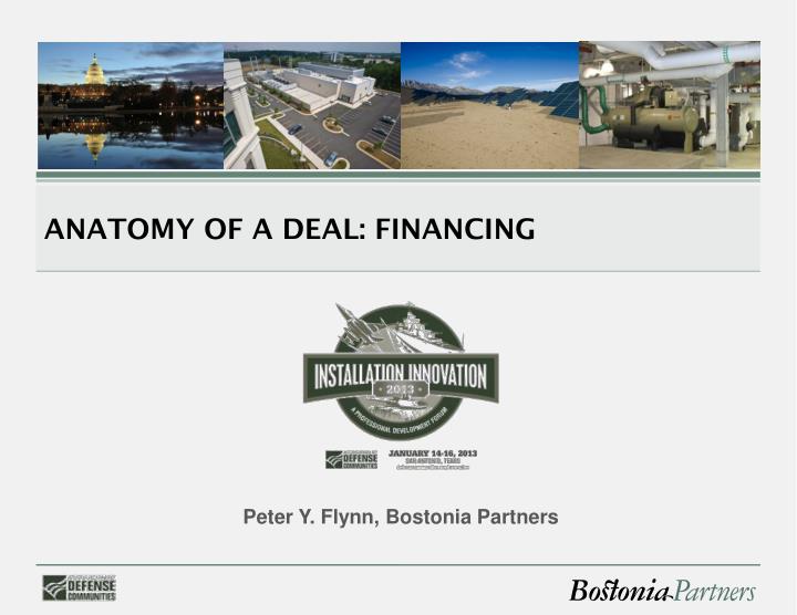 anatomy of a deal financing