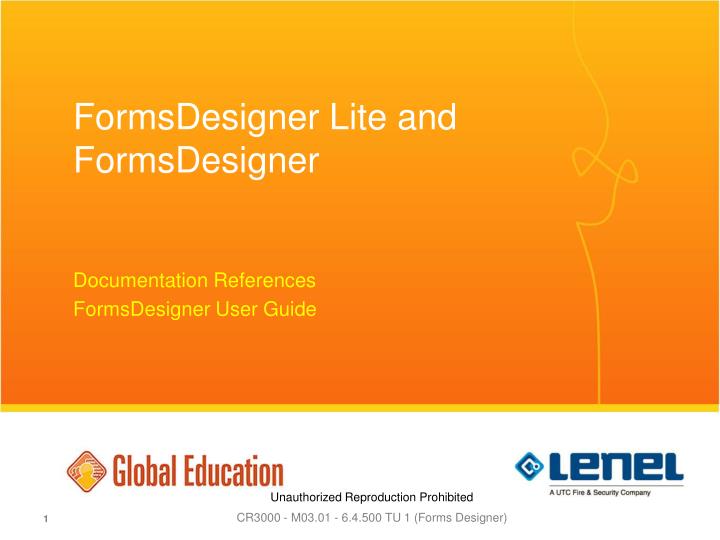 formsdesigner lite and formsdesigner