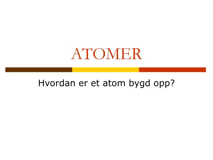 atomer