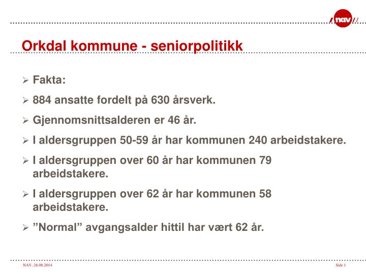 orkdal kommune seniorpolitikk