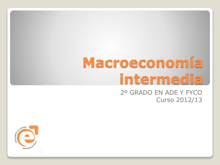 macroeconom a intermedia