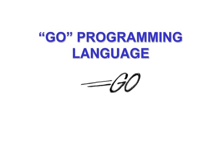 go programming language