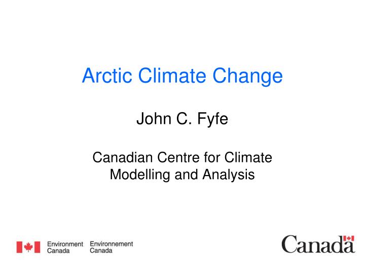 arctic climate change