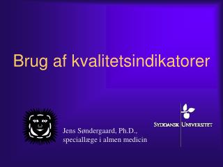 brug af kvalitetsindikatorer