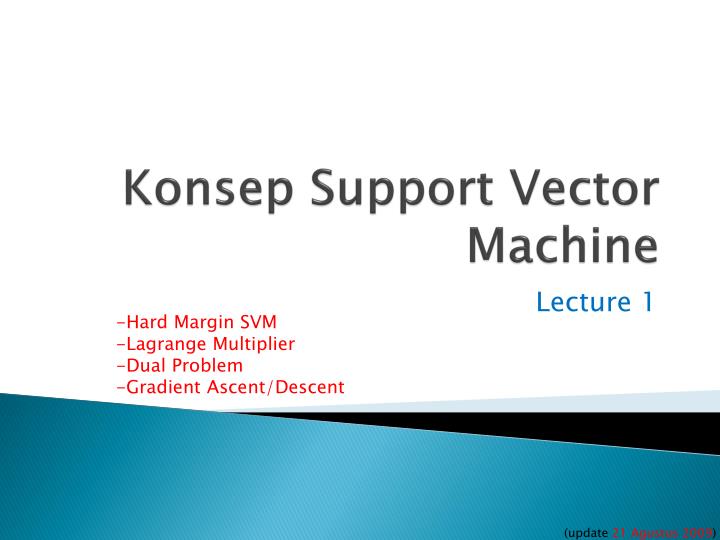 konsep support vector machine